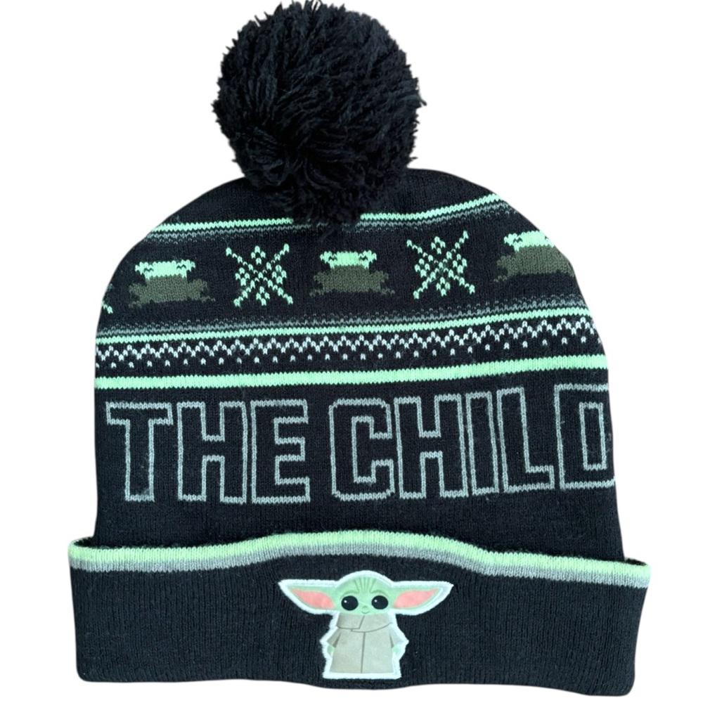 Bioworld “The Child” Grogu Beanie Hat · Star Wars The Mandalorian · Child’s L/XL